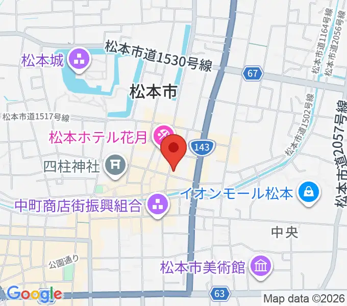 上土劇場の地図