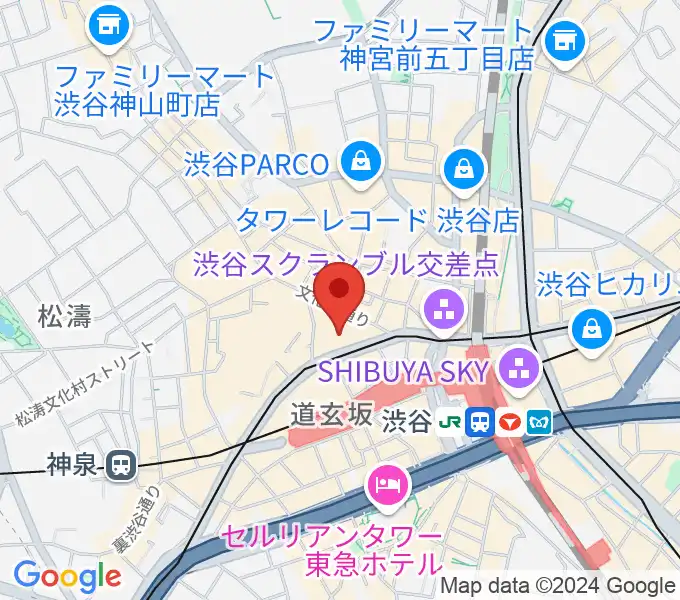 CBGKシブゲキ!!の地図