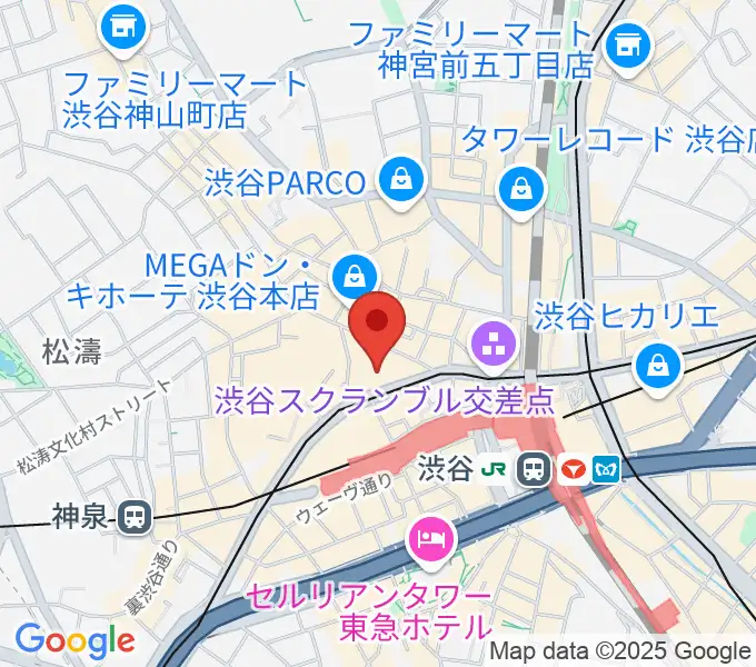 CBGKシブゲキ!!の地図
