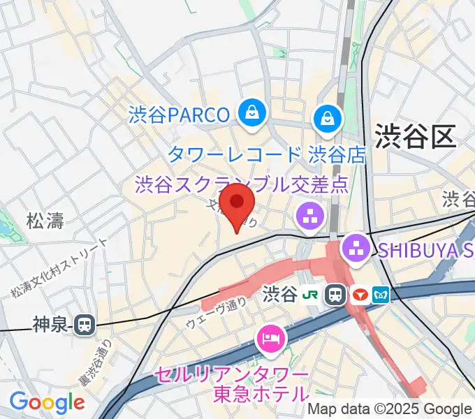 CBGKシブゲキ!!の地図
