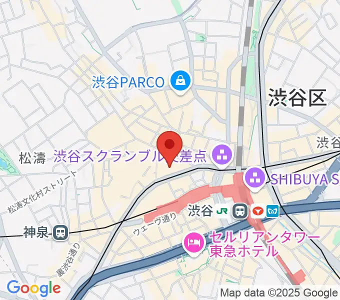 CBGKシブゲキ!!の地図