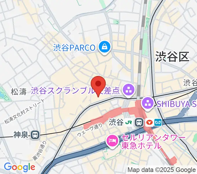CBGKシブゲキ!!の地図