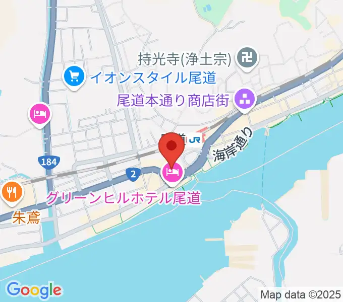 しまなみ交流館テアトロシェルネの地図