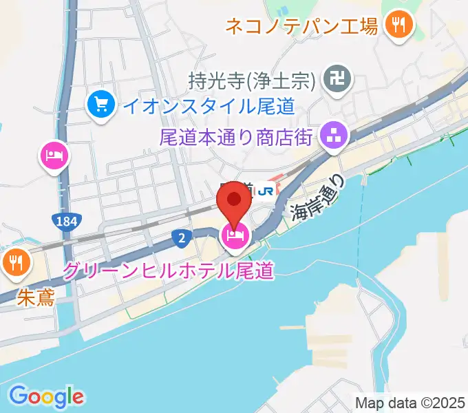 しまなみ交流館テアトロシェルネの地図