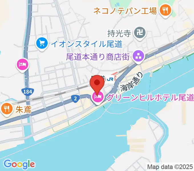 しまなみ交流館テアトロシェルネの地図