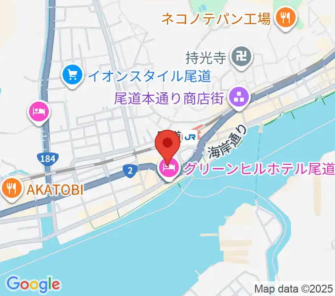 しまなみ交流館テアトロシェルネの地図