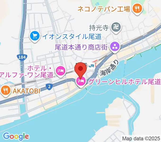 しまなみ交流館テアトロシェルネの地図