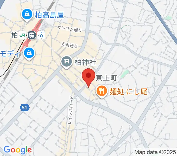DOMe柏の地図