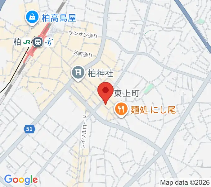 DOMe柏の地図