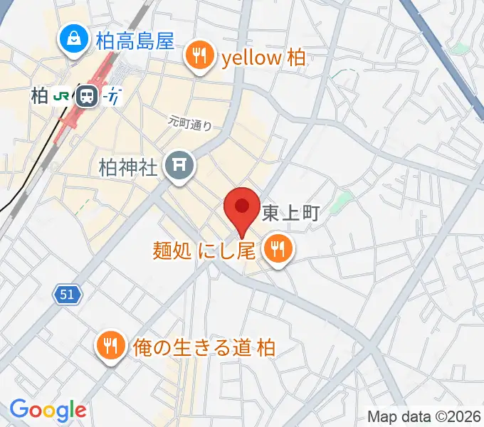 DOMe柏の地図