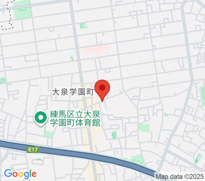 やまや音楽教室の地図