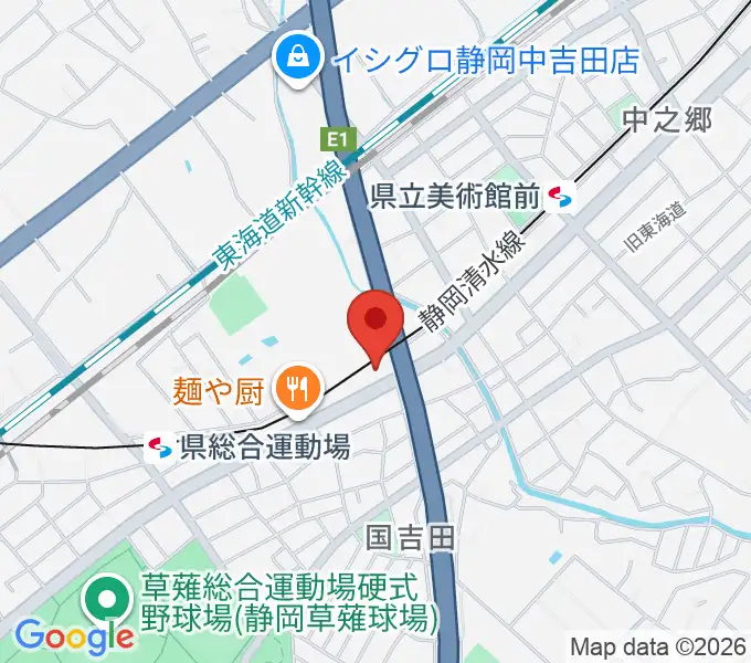 すみやグッディ国吉田センターの地図