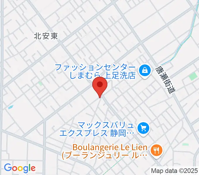 すみやグッディおとサロン北安東の地図