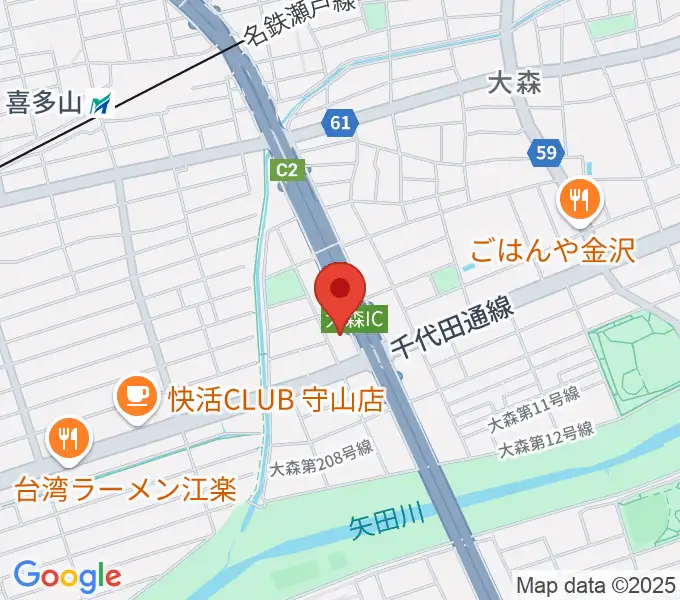スタジオ異空間の地図