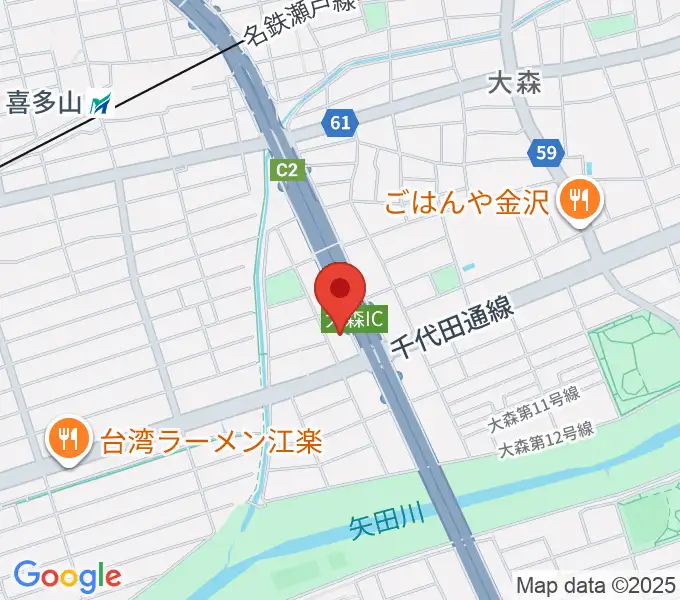 スタジオ異空間の地図