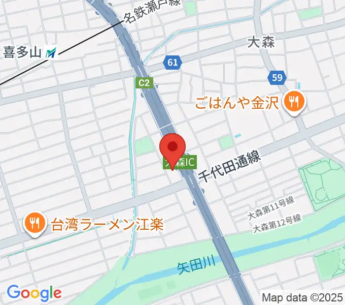 スタジオ異空間の地図