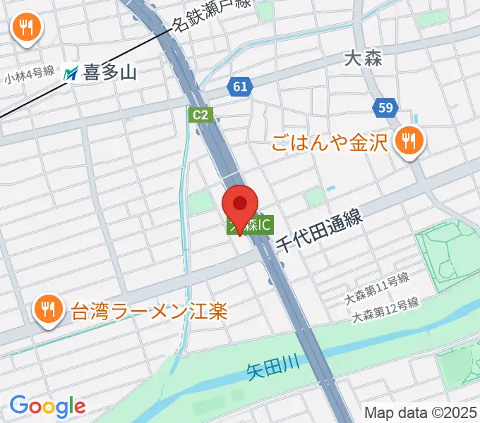 スタジオ異空間の地図