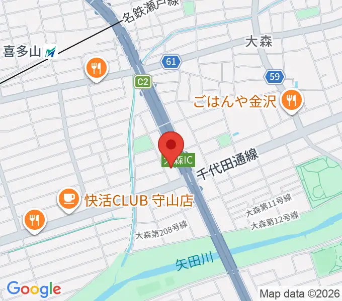 スタジオ異空間の地図