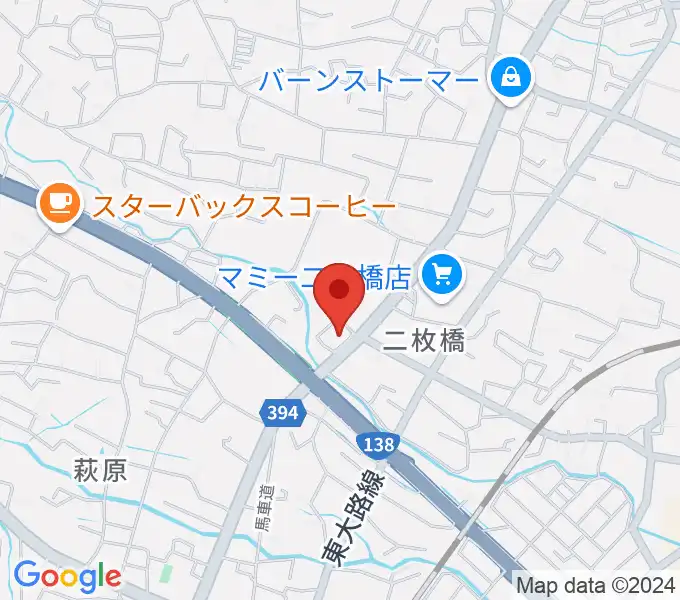 タンザワ楽器 御殿場店の地図