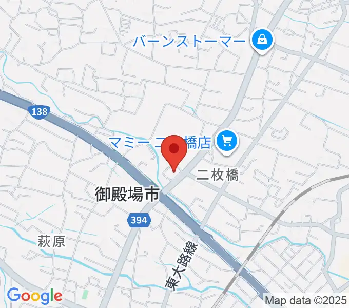 タンザワ楽器 御殿場店の地図