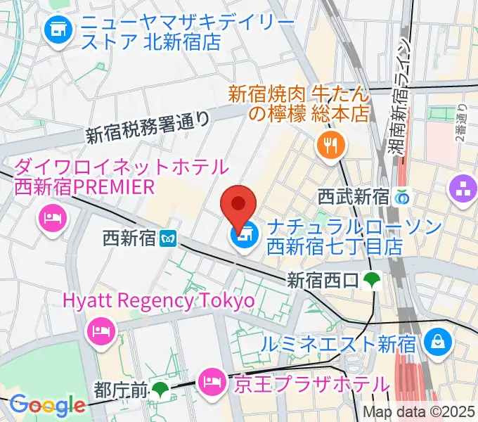 関交協ハーモニックホールの地図