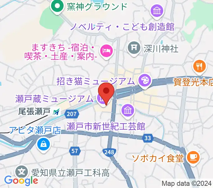 瀬戸蔵の地図