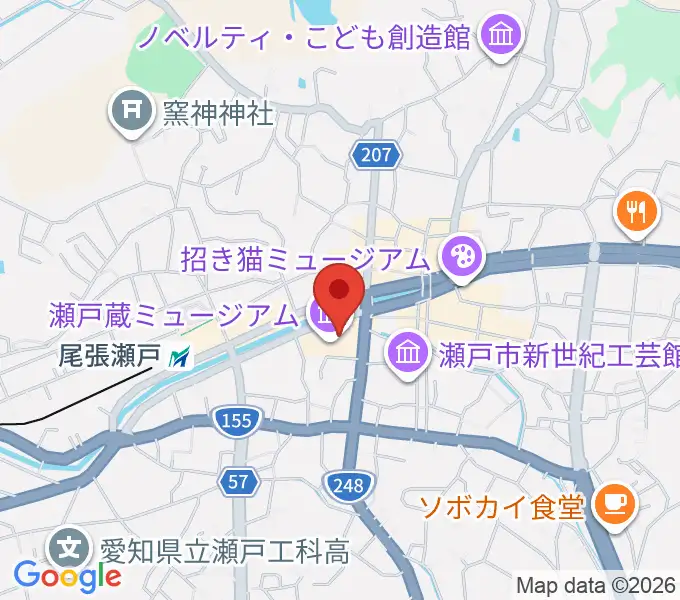 瀬戸蔵の地図
