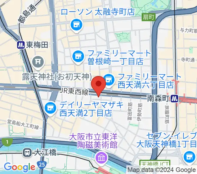 ソープオペラクラシックス梅田の地図