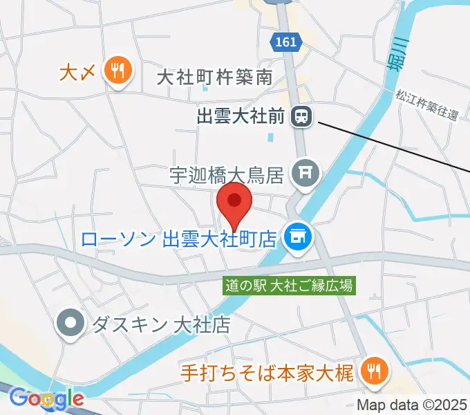 大社文化プレイス うらら館の地図