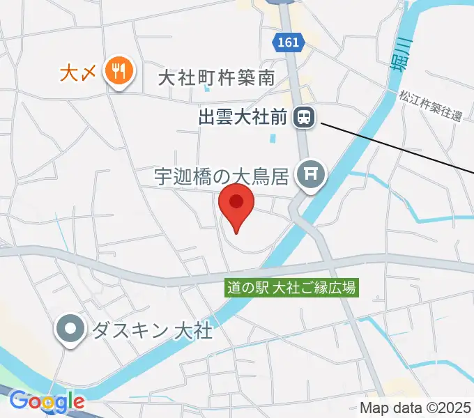 大社文化プレイス うらら館の地図
