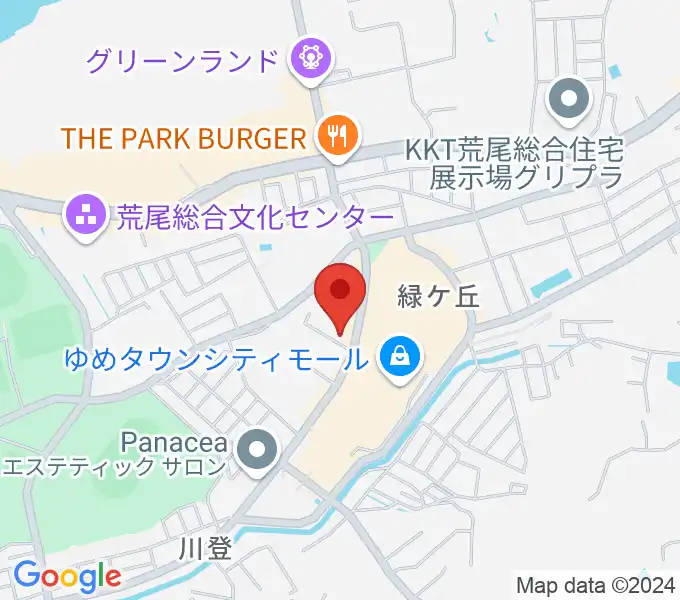 大谷楽器店 荒尾教室の地図