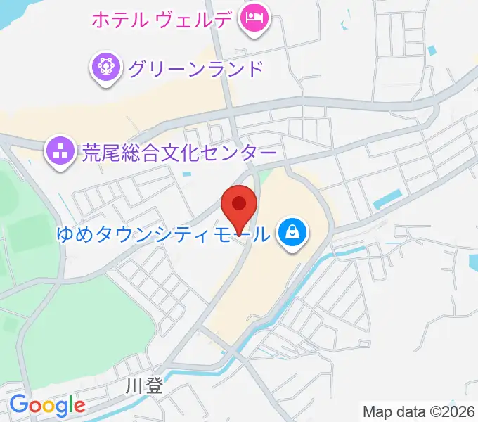 大谷楽器店 荒尾教室の地図