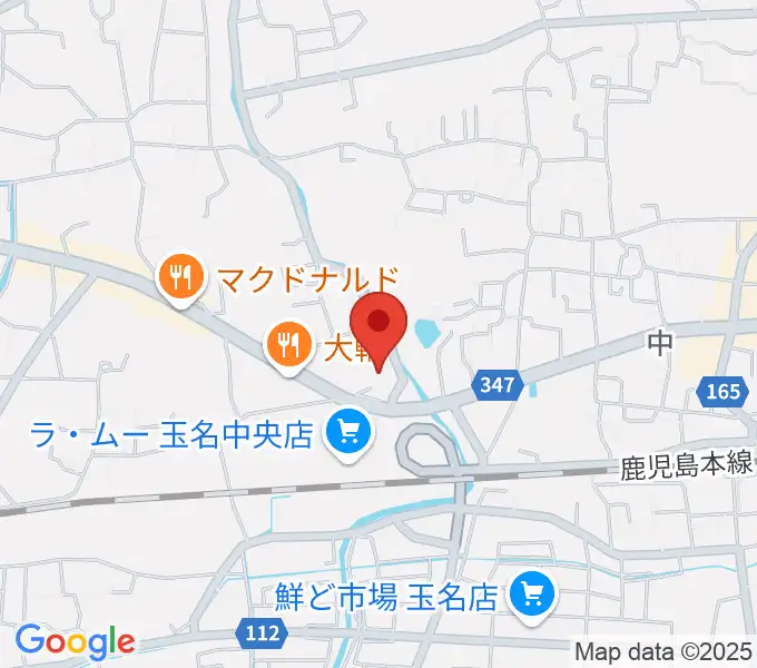 大谷楽器店 玉名教室の地図
