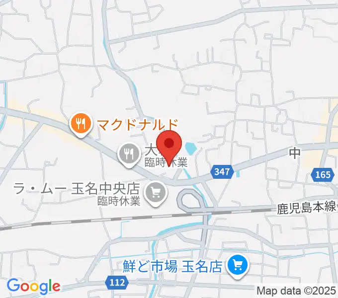 大谷楽器店 玉名教室の地図