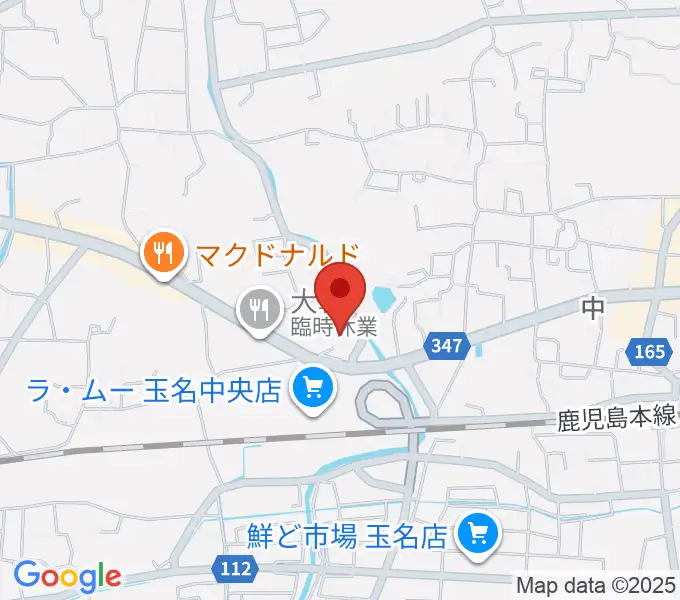 大谷楽器店 玉名教室の地図