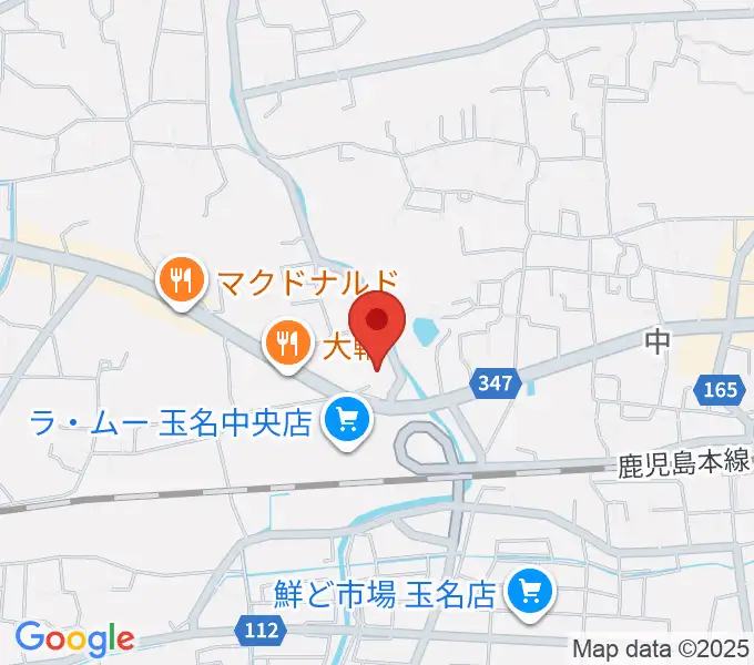 大谷楽器店 玉名教室の地図