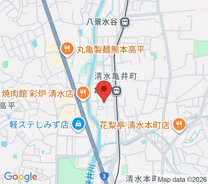 大谷楽器 清水教室の地図