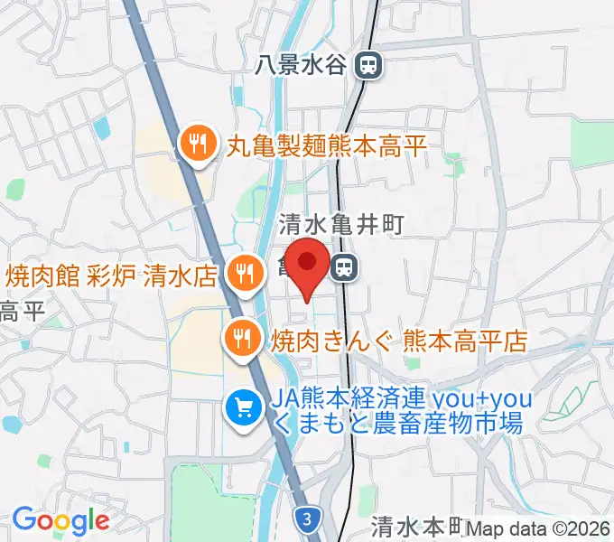 大谷楽器 清水教室の地図