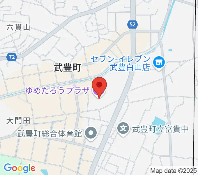 ゆめたろうプラザ 武豊町民会館の地図