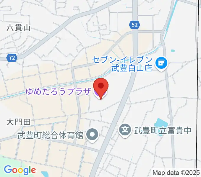 ゆめたろうプラザ 武豊町民会館の地図