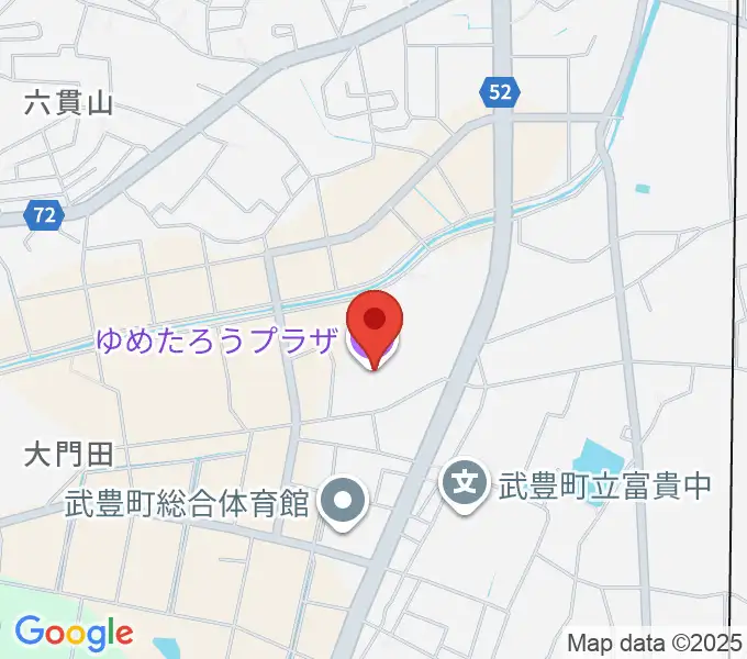 ゆめたろうプラザ 武豊町民会館の地図