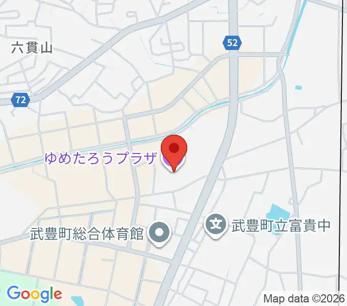 ゆめたろうプラザ 武豊町民会館の地図