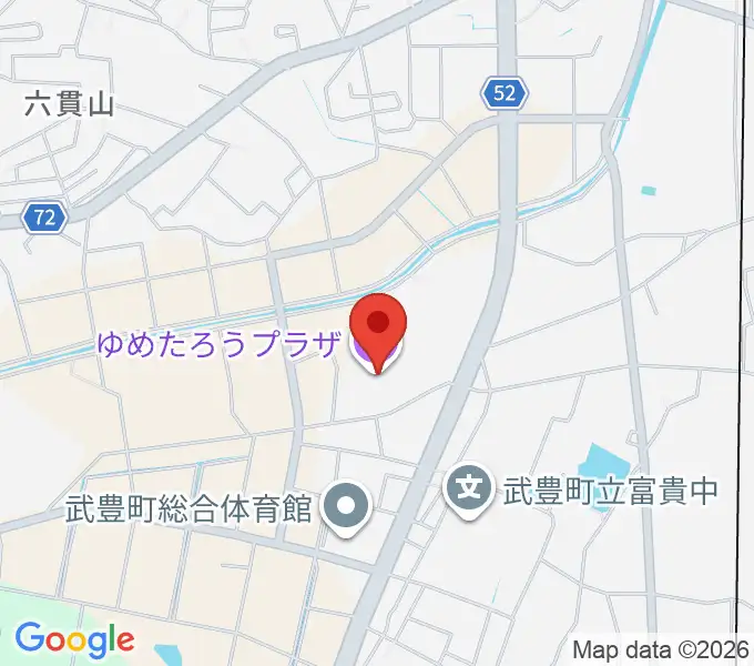 ゆめたろうプラザ 武豊町民会館の地図