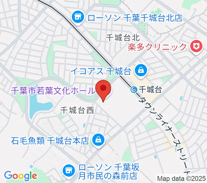 千城台コミュニティセンターの地図