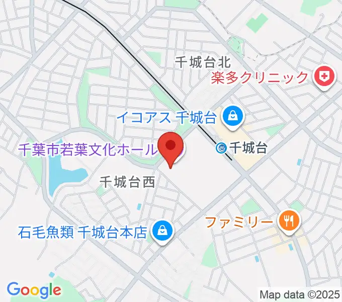 千城台コミュニティセンターの地図