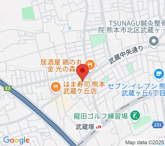 大谷楽器 武蔵ヶ丘教室の地図