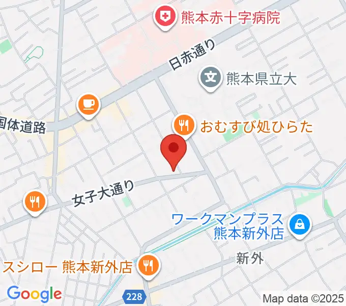 大谷楽器 月出教室の地図