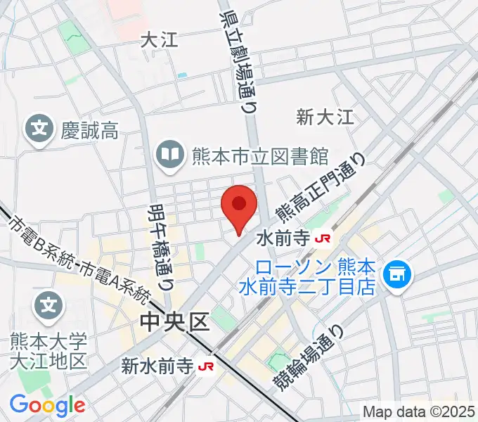 大谷楽器 大江教室の地図