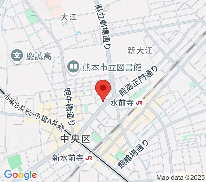 大谷楽器 大江教室の地図
