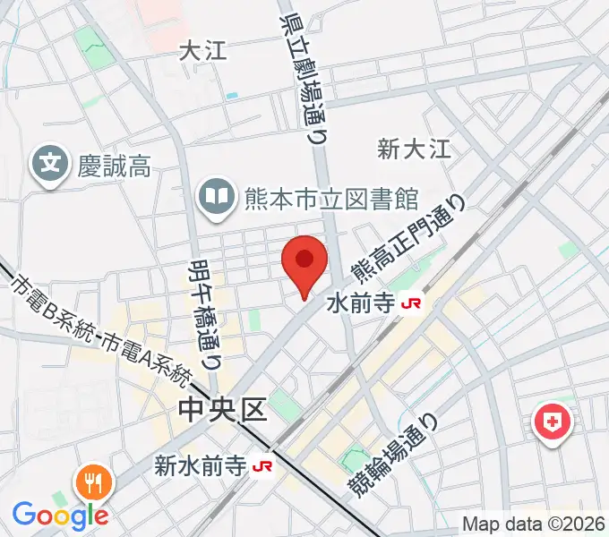 大谷楽器 大江教室の地図